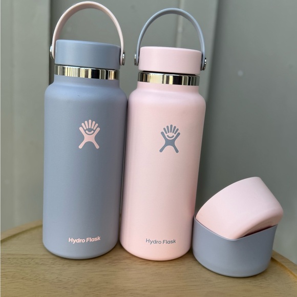 Rare Hydro Flask Duo – Shell/Flint & Flint/Shell Colorway 💗🩶 - Picture 5 of 12